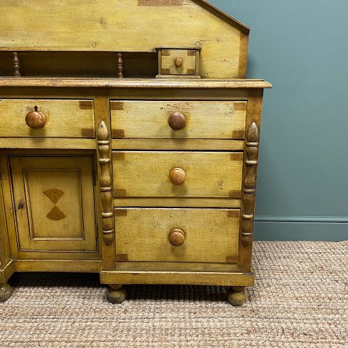 fig 2. Victorian Painted Pine Antique Dresser