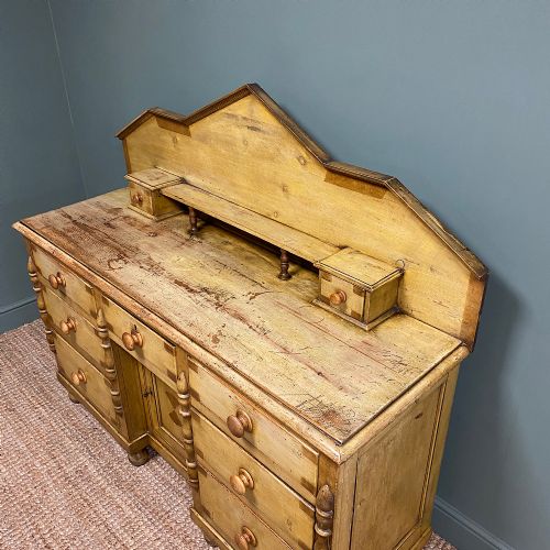 fig 3. Victorian Painted Pine Antique Dresser