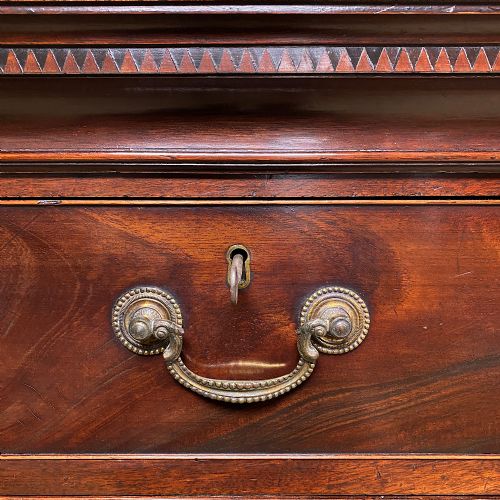 fig 3. Georgian Mahogany Antique Chest on Chest