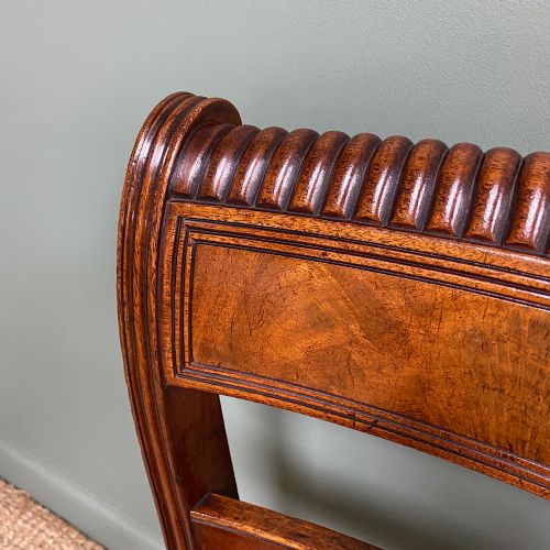 fig 2. Set of Six Antique Regency Mahogany Dining Chairs of Superb Quality.