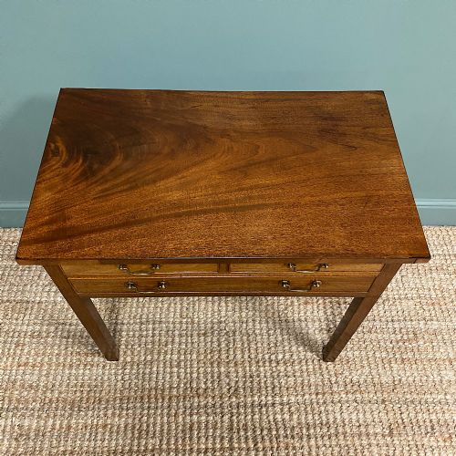 fig 3. Eighteenth Century Mahogany Antique Low Boy