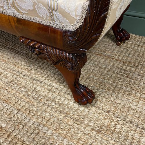 fig 2. Superb Quality Regency Design Victorian Mahogany Antique Sofa