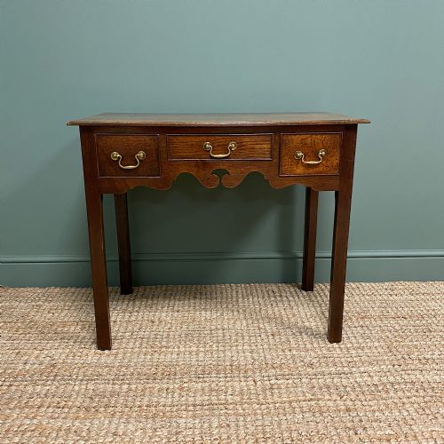 Georgian Oak Antique Low Boy