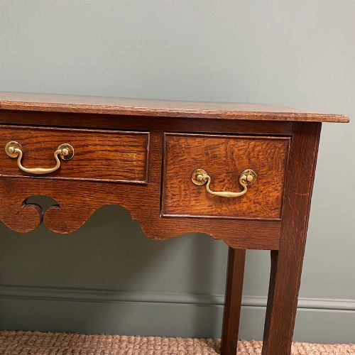 fig 1. Georgian Oak Antique Low Boy