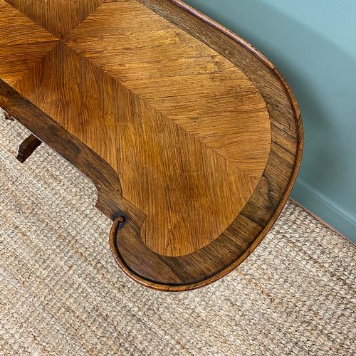 fig 2. Stunning 19th Century Kingwood Antique Writing Table