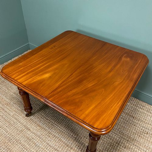 fig 1. Quality Small Mahogany Antique Victorian Extending Dining Table