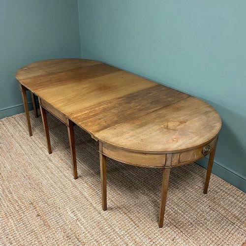 Large Country House Extending Mellow Antique Dining Table