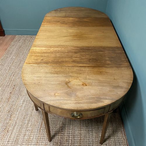 fig 1. Large Country House Extending Mellow Antique Dining Table