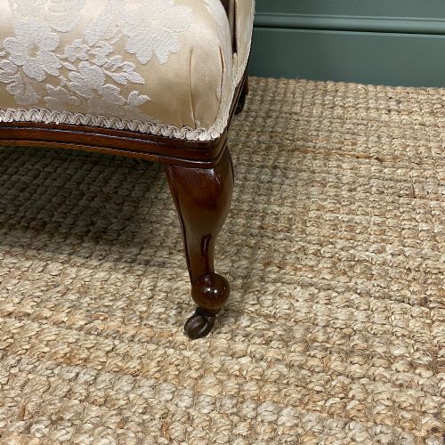 fig 2. Elegant Victorian Upholstered Antique Arm Chair
