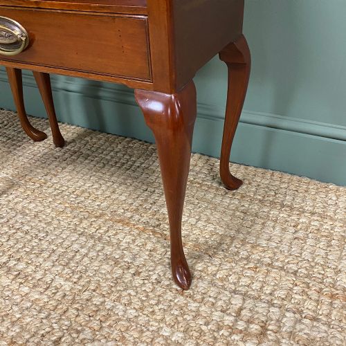 fig 1. Pair of Edwardian Mahogany Antique Bedside Tables by Morison & Co