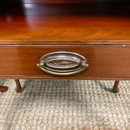 fig 3. Pair of Edwardian Mahogany Antique Bedside Tables by Morison & Co