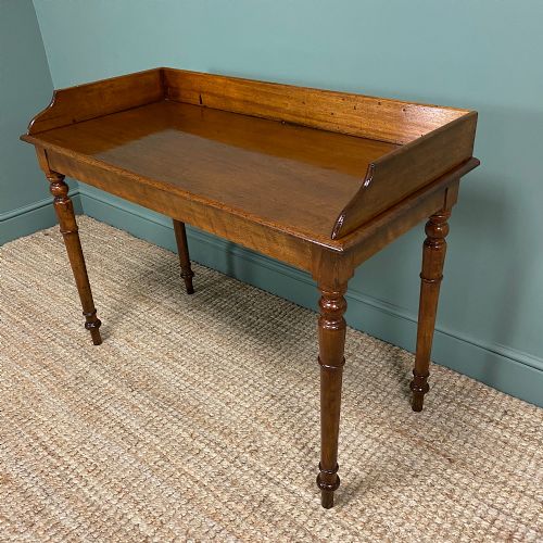 fig 2. Quality Victorian Mahogany Antique Side Writing Table