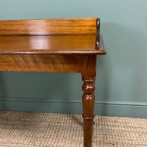 fig 3. Quality Victorian Mahogany Antique Side Writing Table