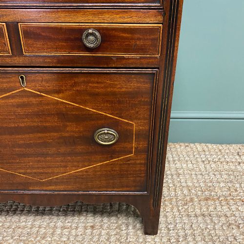 fig 2. Small Inlaid Mahogany Regency Antique Chest