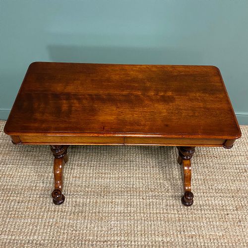 fig 2. Stunning Antique Mahogany Library Table by Charles Hindley & Sons
