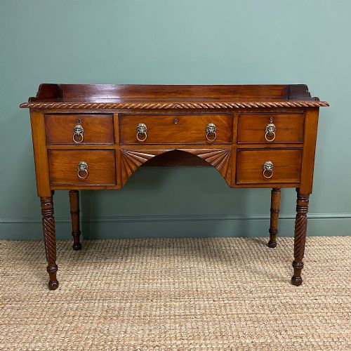 Spectacular Irish Regency Mahogany Antique Sideboard