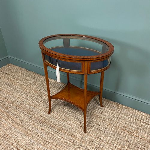 fig 1. Stunning Victorian Satinwood Bijouterie Jewellery Table