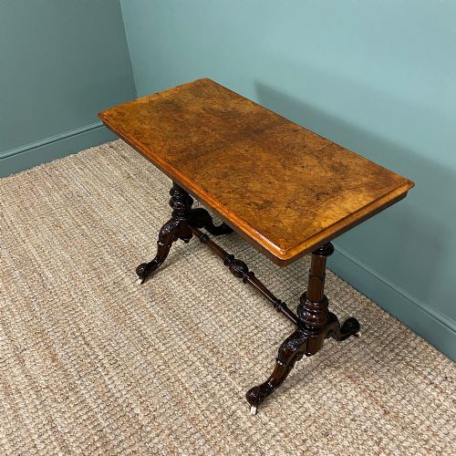fig 1. Magnificent Victorian Figured Walnut Antique Centre Table