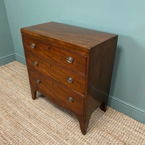 fig 2. Small Regency Mahogany Antique Chest of Drawers