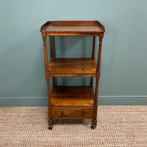 Spectacular Regency Gillows Rosewood Antique Whatnot