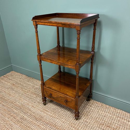 fig 2. Spectacular Regency Gillows Rosewood Antique Whatnot
