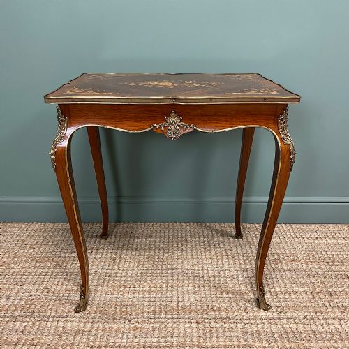Spectacular 19th Century Kingwood Antique Writing Table
