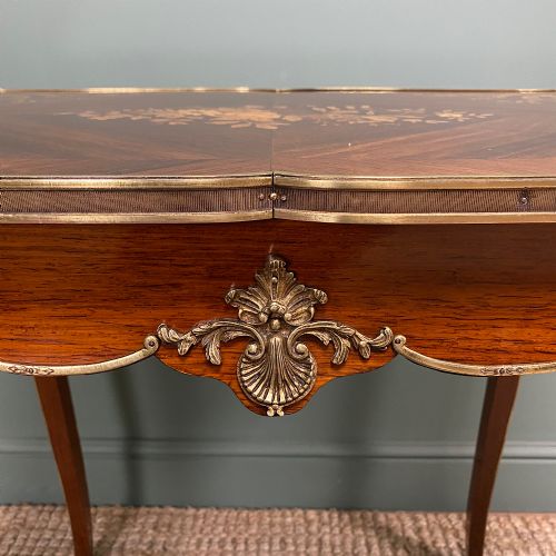 fig 2. Spectacular 19th Century Kingwood Antique Writing Table