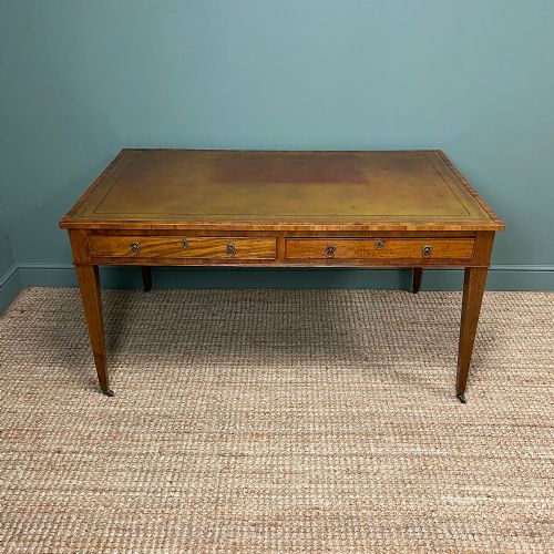 Fine Large Georgian Antique Partners Writing Table