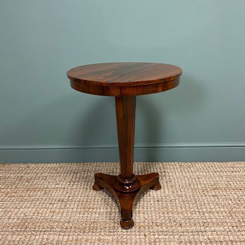 Spectacular Quality Rosewood Antique Victorian Occasional Lamp Table
