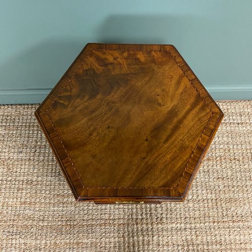 fig 2. Georgian Mahogany Cross-Banded Antique Cellarette