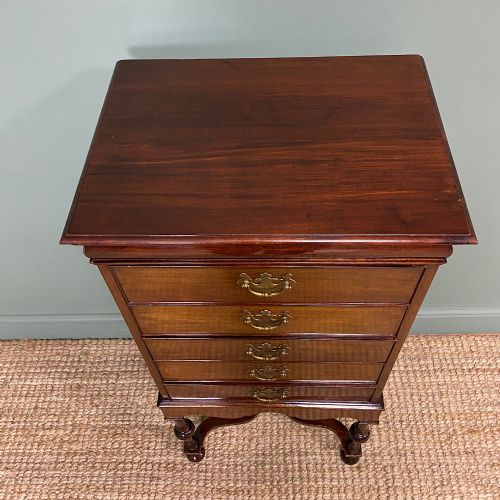 fig 2. Edwardian Walnut Antique Music Cabinet