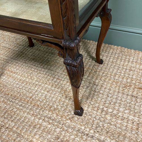 fig 2. High Quality Victorian Antique Vitrine Display Cabinet