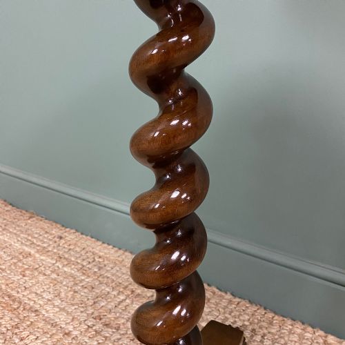 fig 3. High Quality Barley Twist Victorian Mahogany Antique Occasional Table