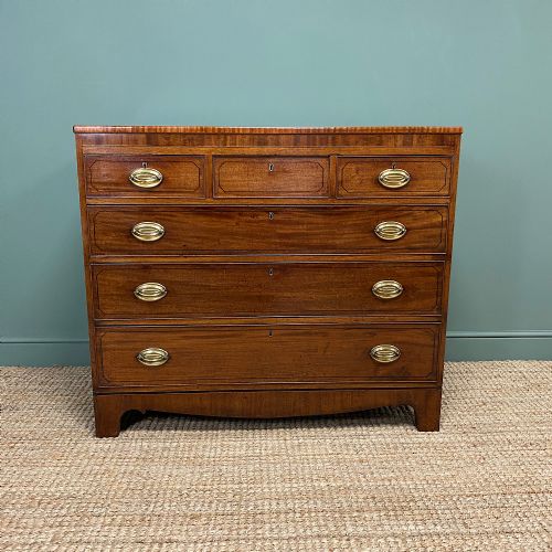 Stunning Georgian Mahogany Antique Chest of Drawers
