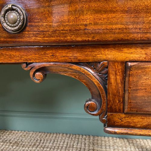 fig 1. Elegant Victorian Mahogany Antique Writing Table