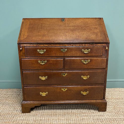 Quality Georgian Oak Antique Bureau