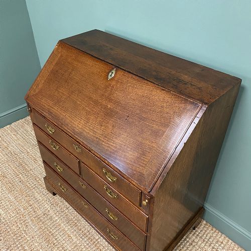 fig 1. Quality Georgian Oak Antique Bureau