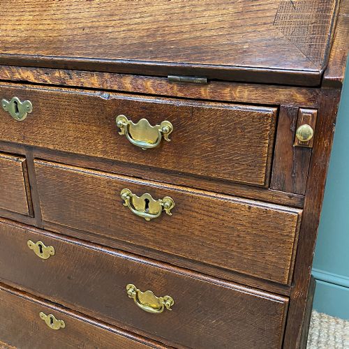 fig 2. Quality Georgian Oak Antique Bureau