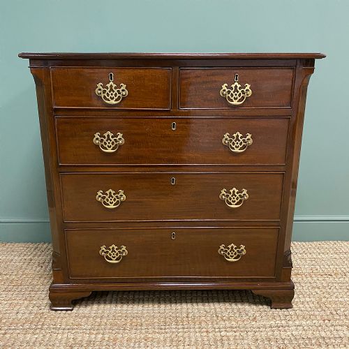 Quality Georgian Mahogany Antique Chest of Drawers