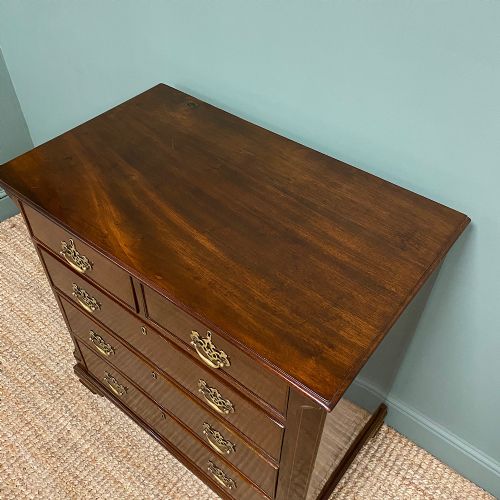 fig 1. Quality Georgian Mahogany Antique Chest Of Drawers
