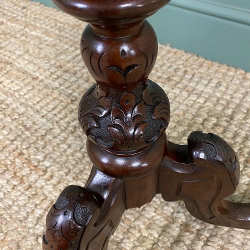 fig 3. Quality Victorian Walnut Chess Top Occasional Table