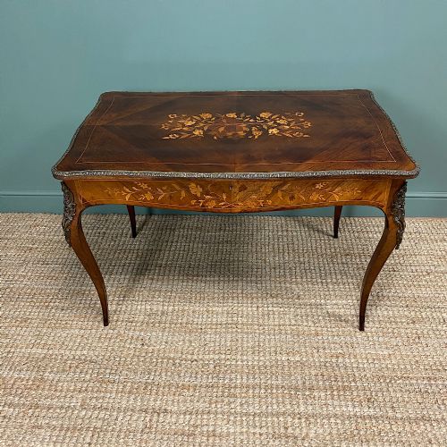 Stunning Large 19th Century Kingwood Antique Writing Table