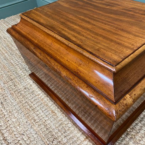 SMALL REGENCY MAHOGANY ANTIQUE CELLARET WINE BOX - ADDITIONAL PHOTO 5