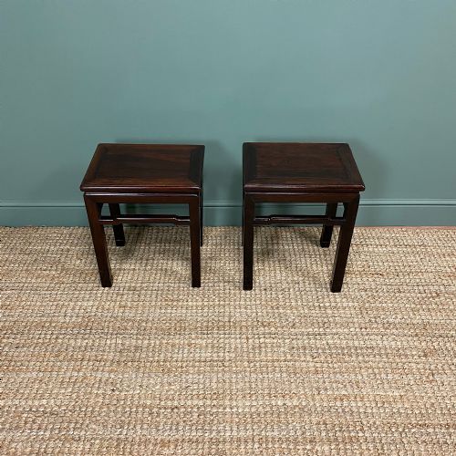 Pair of Antique Chinese Side Tables