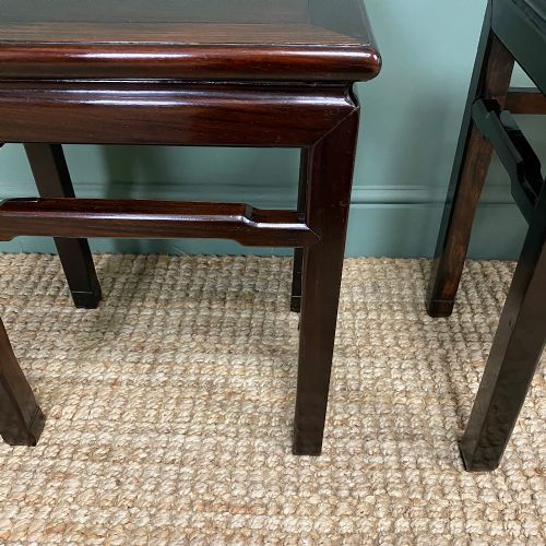 fig 2. Pair of Antique Chinese Side Tables