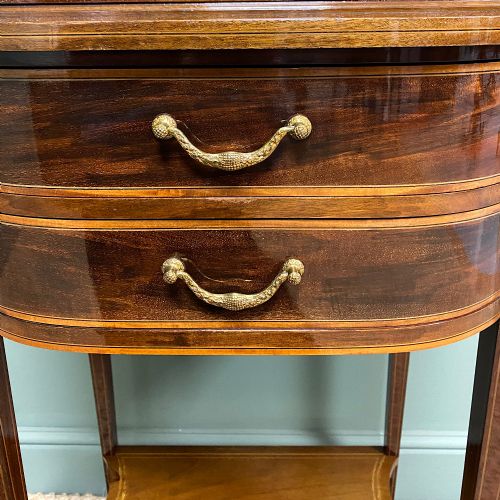 fig 1. Quality Tall Slim Mahogany Victorian Antique Bookcase