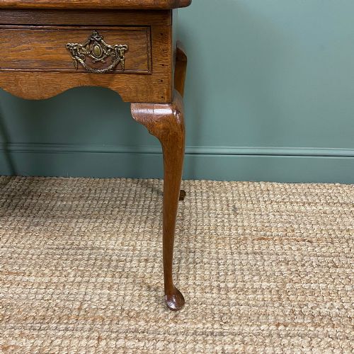 fig 1. Victorian Oak Antique Silver Table