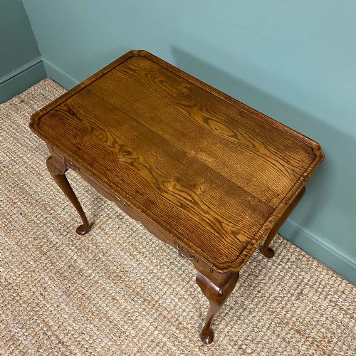 fig 3. Victorian Oak Antique Silver Table