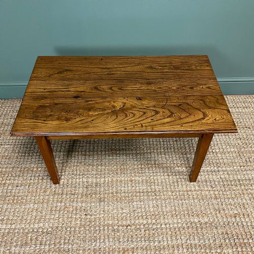 19th Century Elm and Cherry Antique Coffee Table
