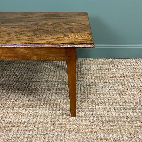 fig 2. 19th Century Elm and Cherry Antique Coffee Table